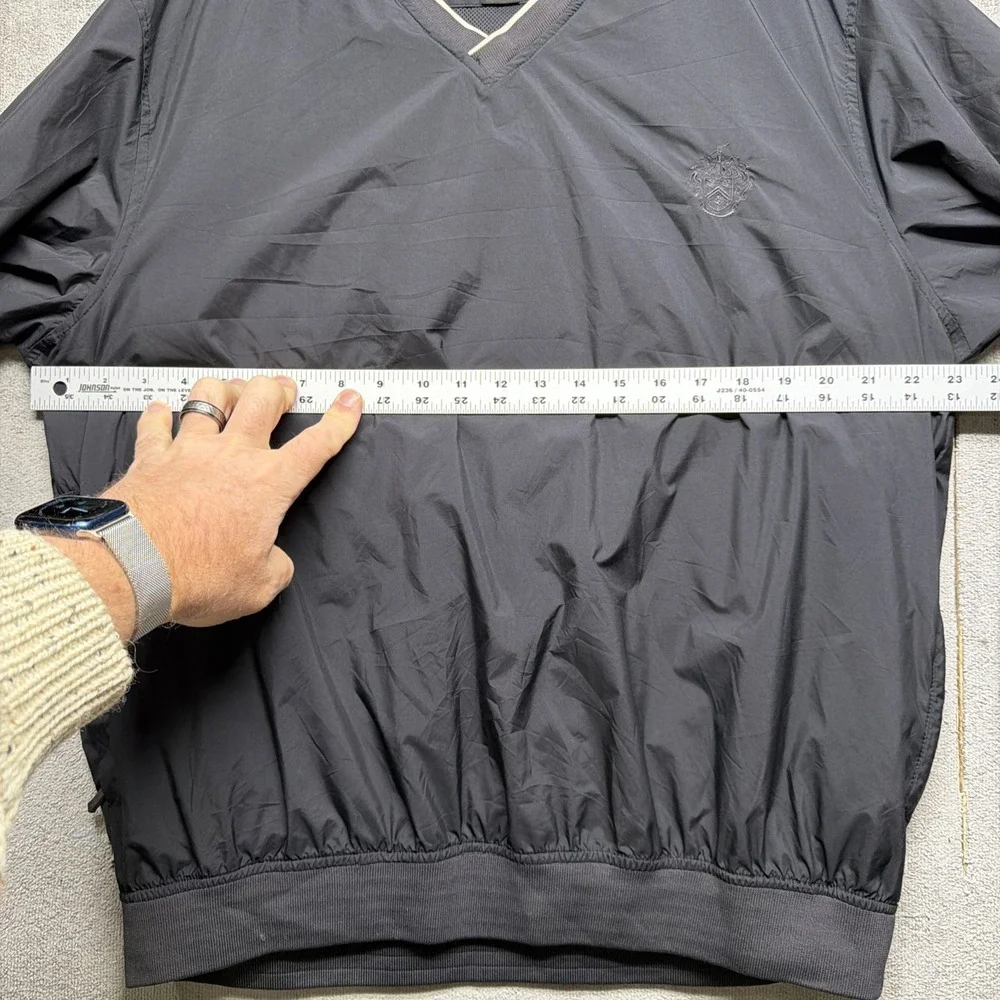 Donald J Trump Signature Collection Windbreaker Jacket V Neck Mens‎ Large